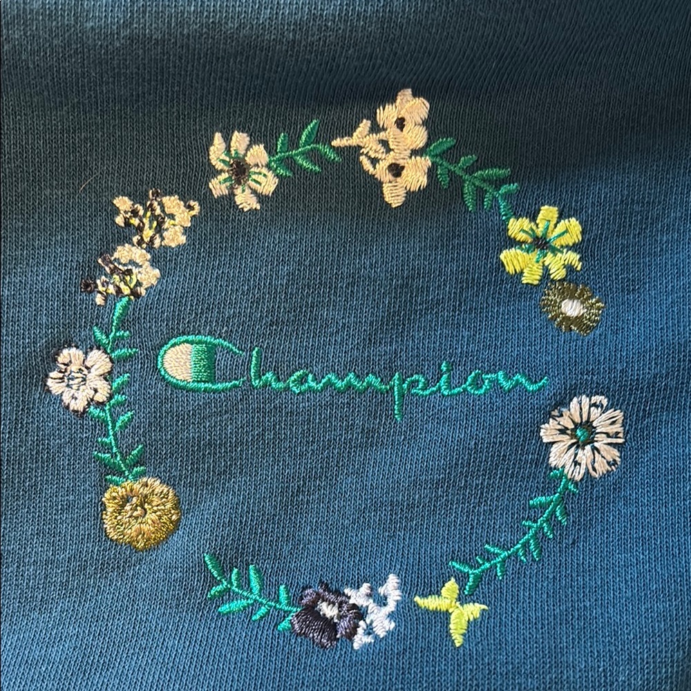 CHAMPION Women's Blue Hoodie Tops size XL - Picture 8 of 8